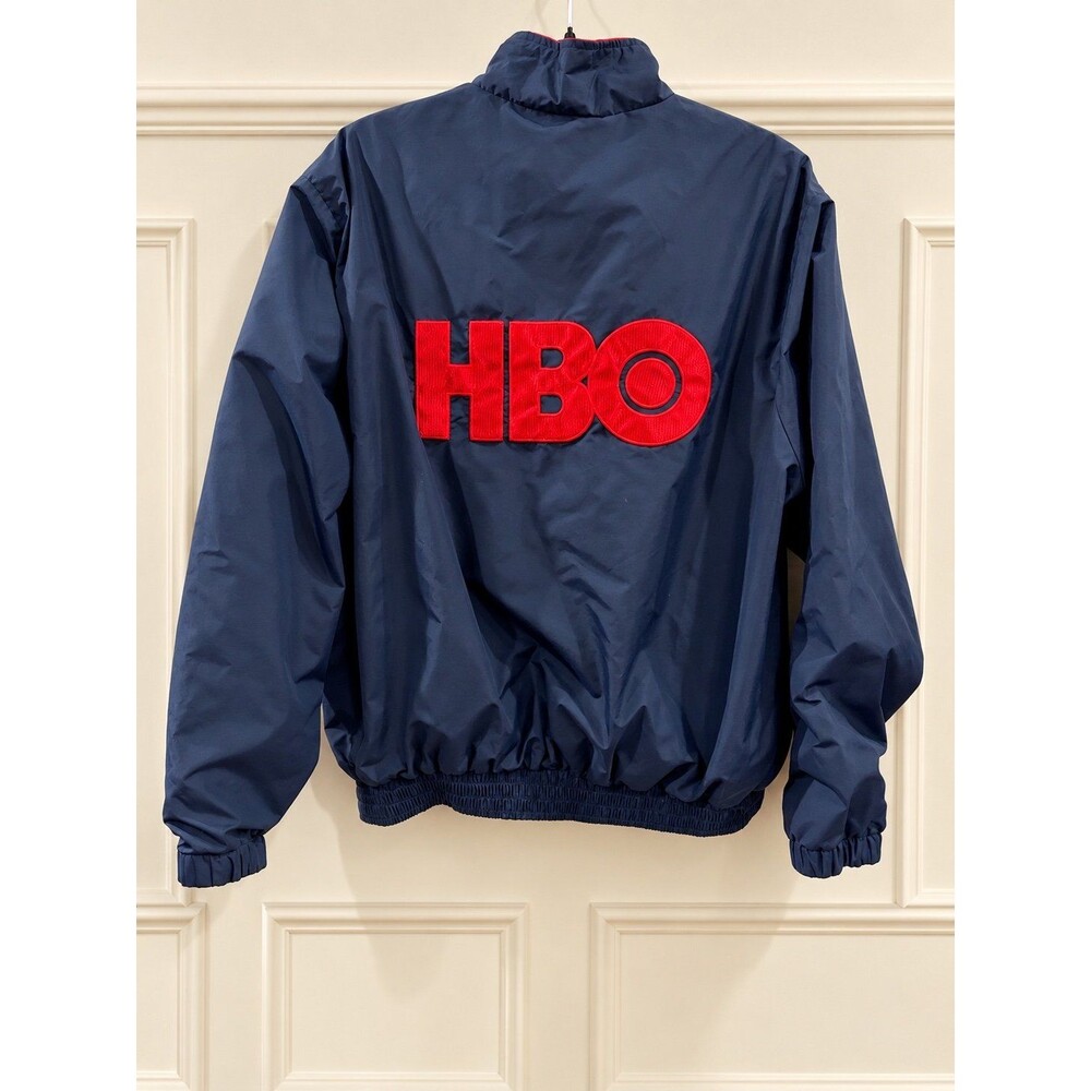 {Boathouse} HBO vintage full-zip windbreaker jacket, M
